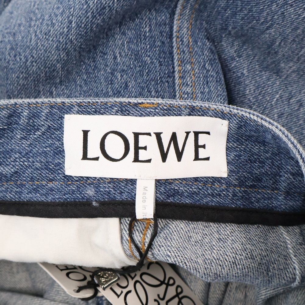 Loewe ロエベ　25SS ドレープ ジーンズ（デニム） 入手困難☆】LOEWE ロエベ ドレープ ジーンズ デニム 25SS