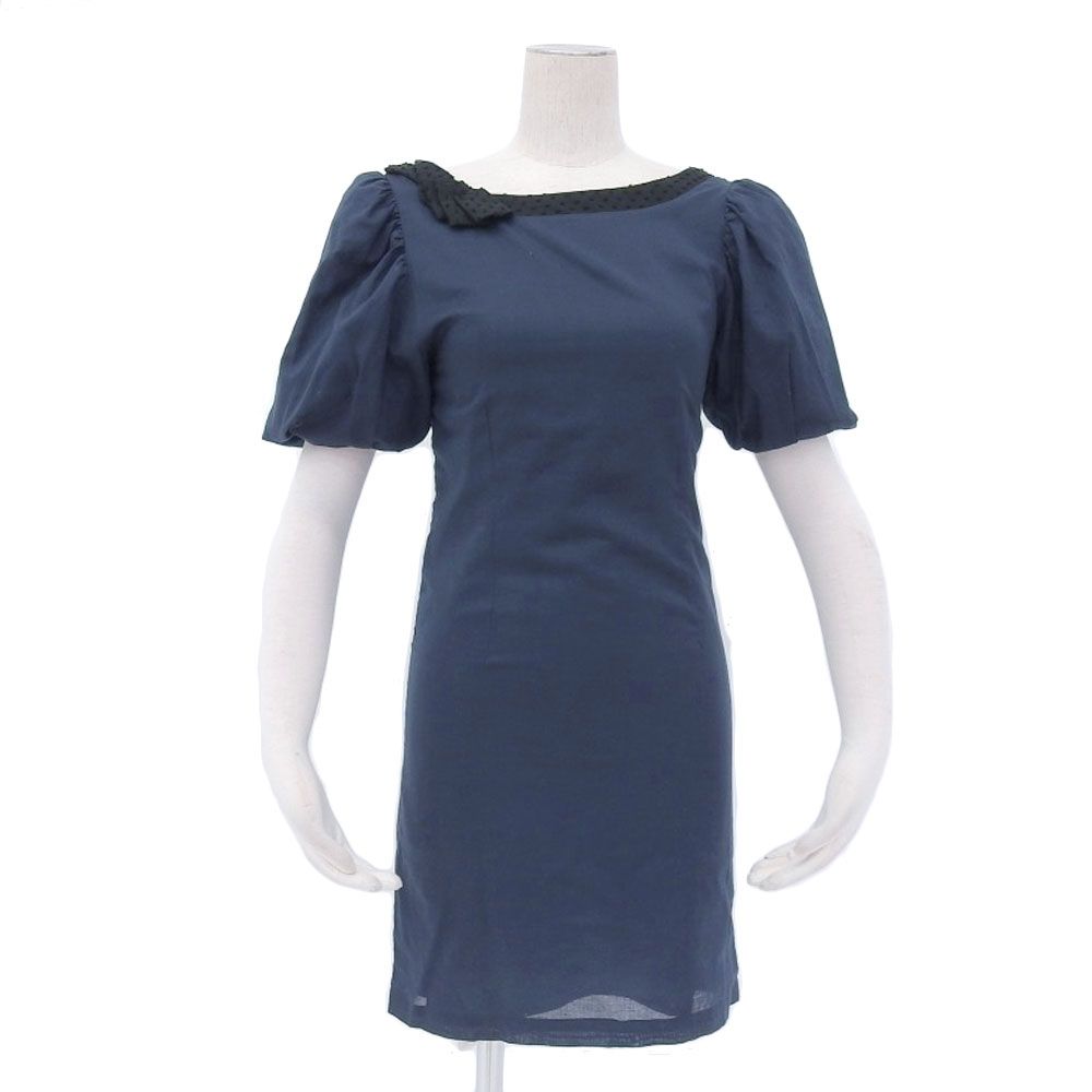 超 AMBALI アンバリ ワンピース 34 ネイビー レディース 249186