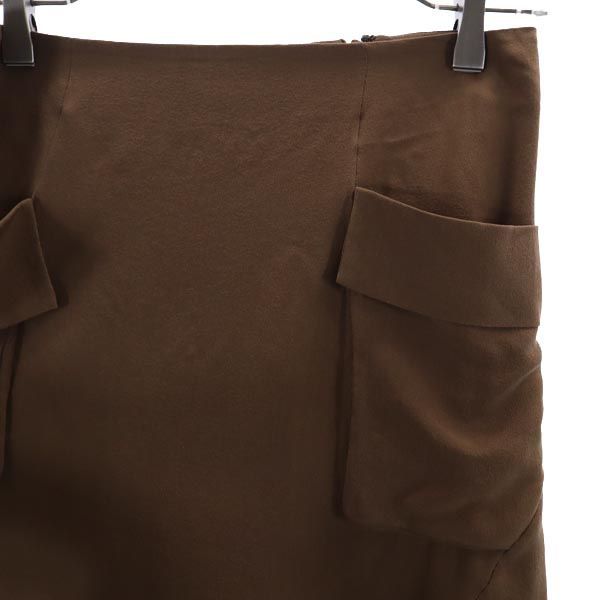 サイズ表記マルニ イタリア製 ミニ スカート 38 ブラウン MARNI レディース   【230316】 メール便可