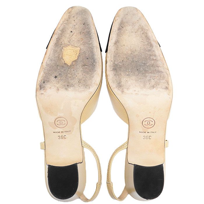 美品】CHANEL シャネル パンプス G31318 COCOマーク チャーム レザー