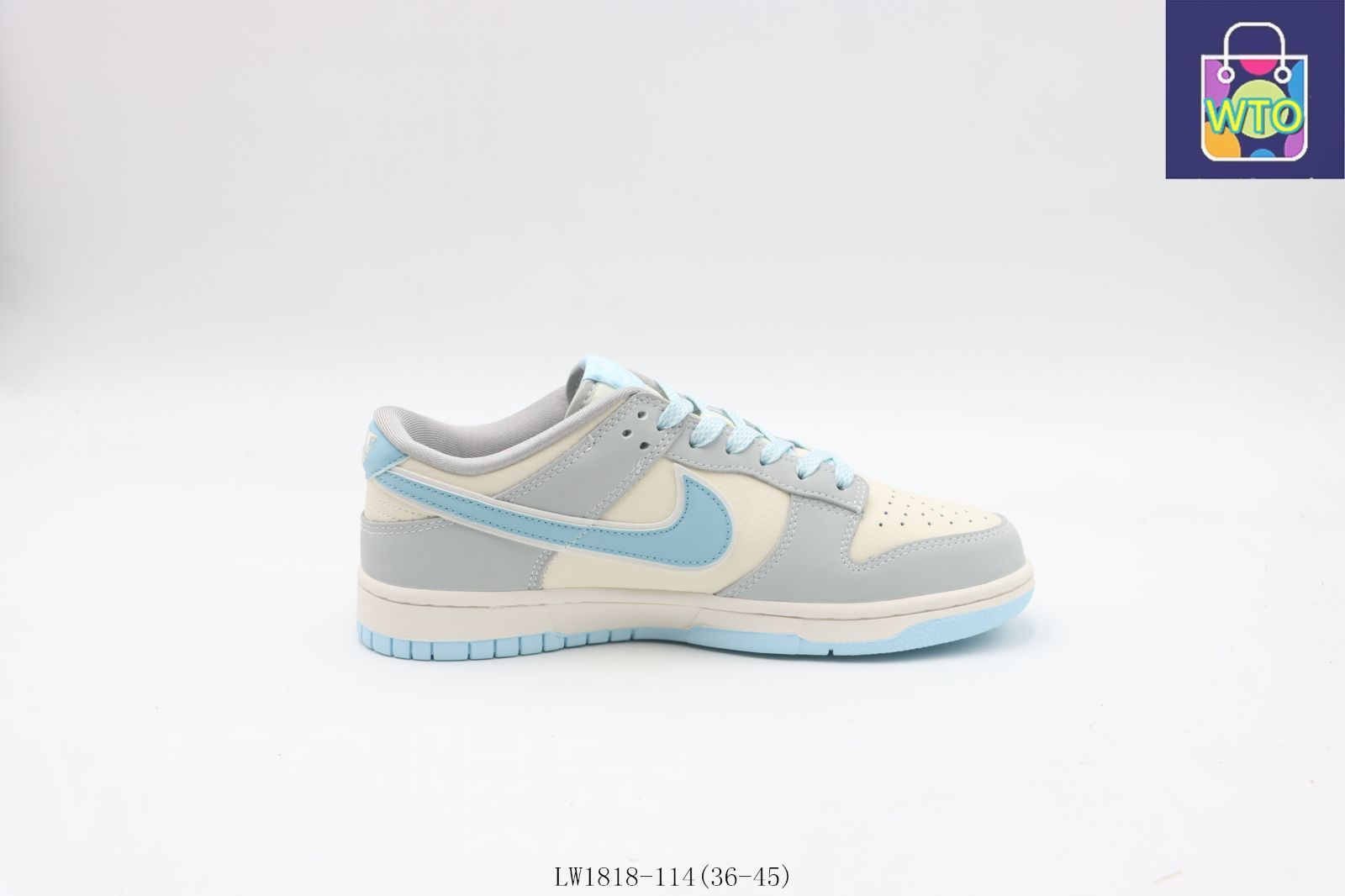 今日 ナイキのスケートシューズ 灰と青 ブルー ?? LW1818 - 114-WTO輸入0