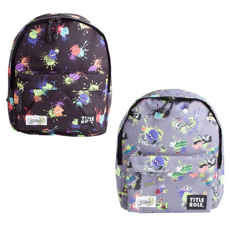 新品，正規品 スプラトゥーン3 TITLE ROLE タイトルロール コラボ リュック バックパック Splatoon3 保育園 通園バッグ 通学 キッズ ジュニア 20769054 リュック