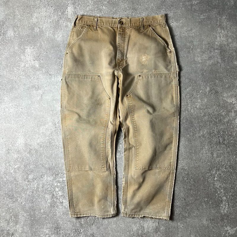 雰囲気系 90s Carhartt ダブルニー ダック ペインター パンツ 36