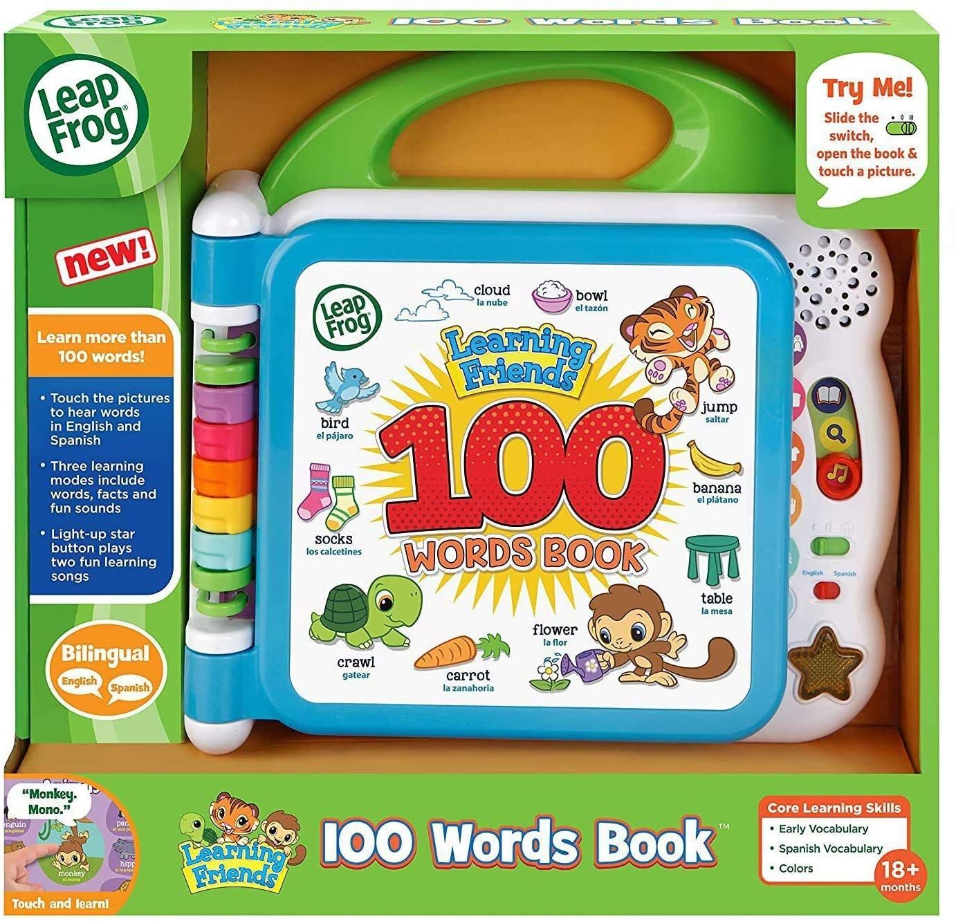 0 LeapFrog リープフロッグ Learning Friends Words Book 100ワードブック 公式通販 フレンド ラーニング com: - : (Frustration 100mb