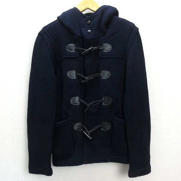 kジャーナルスタンダード/JOURNAL STANDARD ニット地 ショートダッフル【M】紺/MENS52【中古】