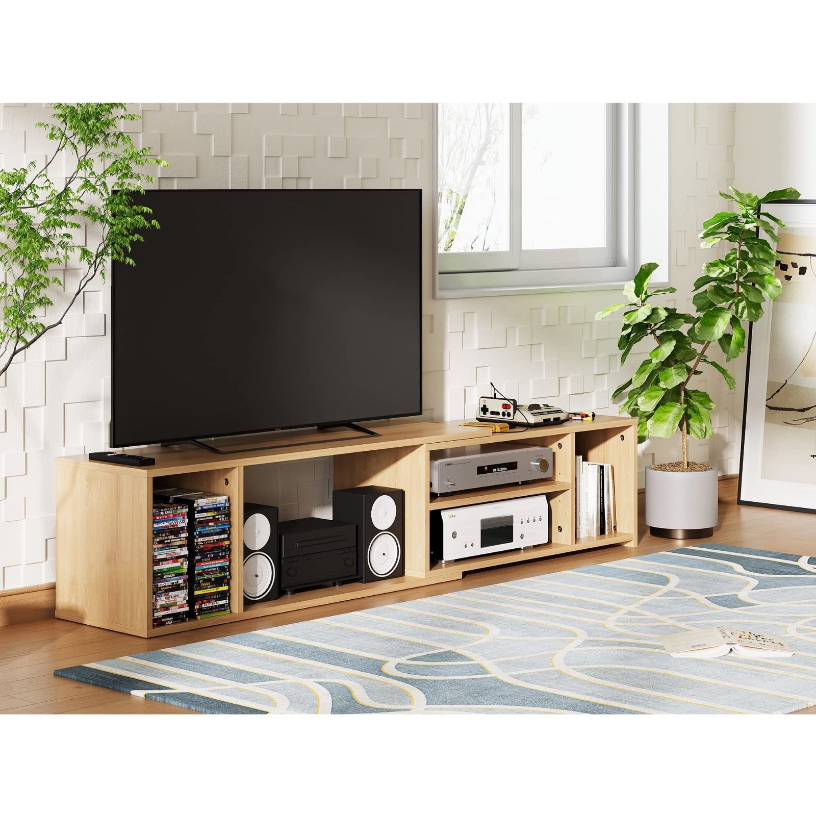 メルカリ最安値☆ 伸縮TVボード 特売】WLIVE テレビ台 伸縮 テレビボード コーナー TV台 伸縮テレビ台