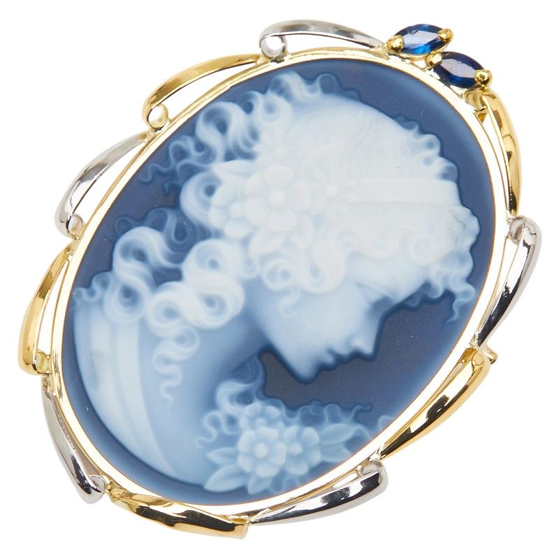 ペンダント兼用ブローチ ゴールド シルバー K18YG イエローゴールド Pt900 プラチナ コンビ 1-0236300