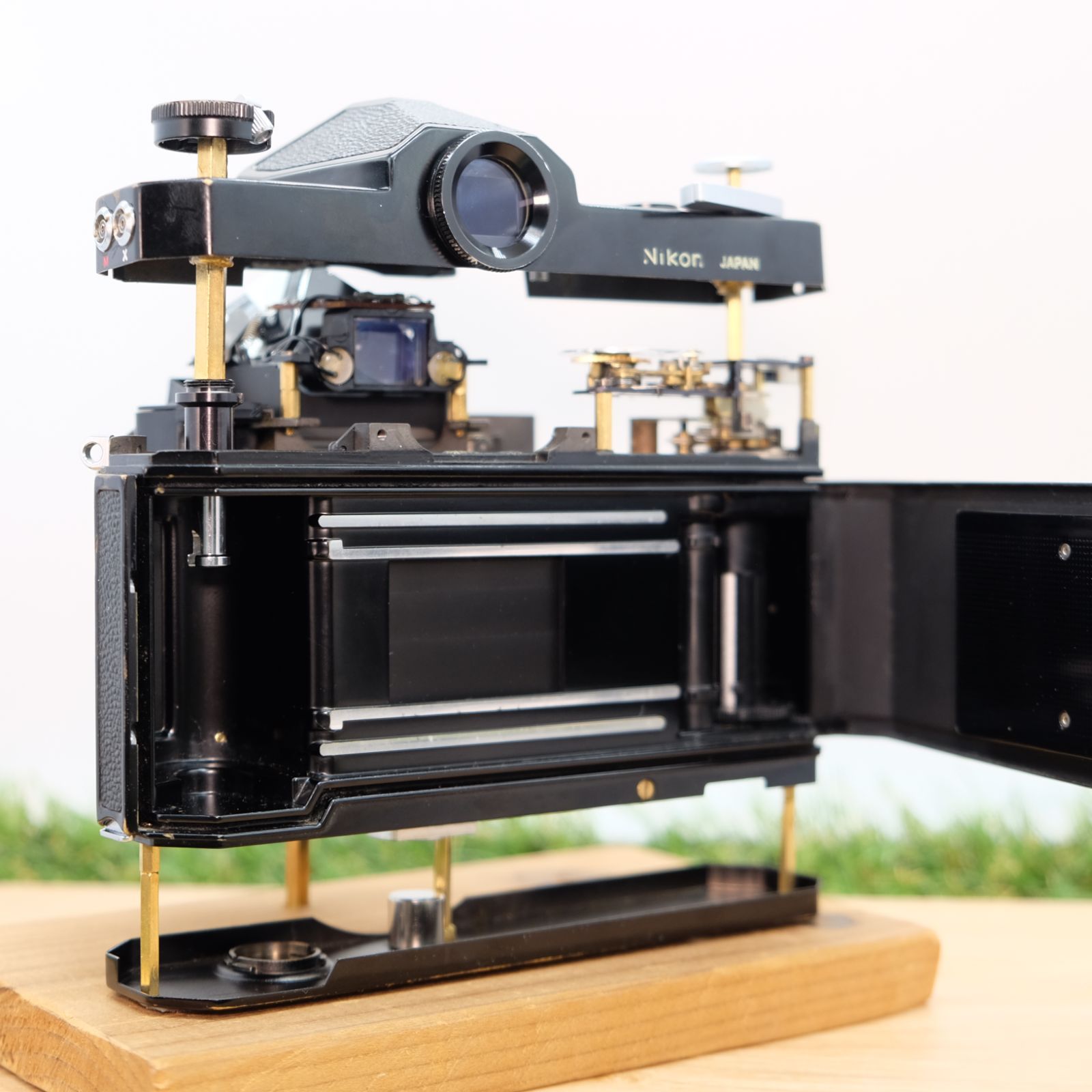 Nikon Nikomat FT 35mm SLR Black Artistic Brass Skeleton