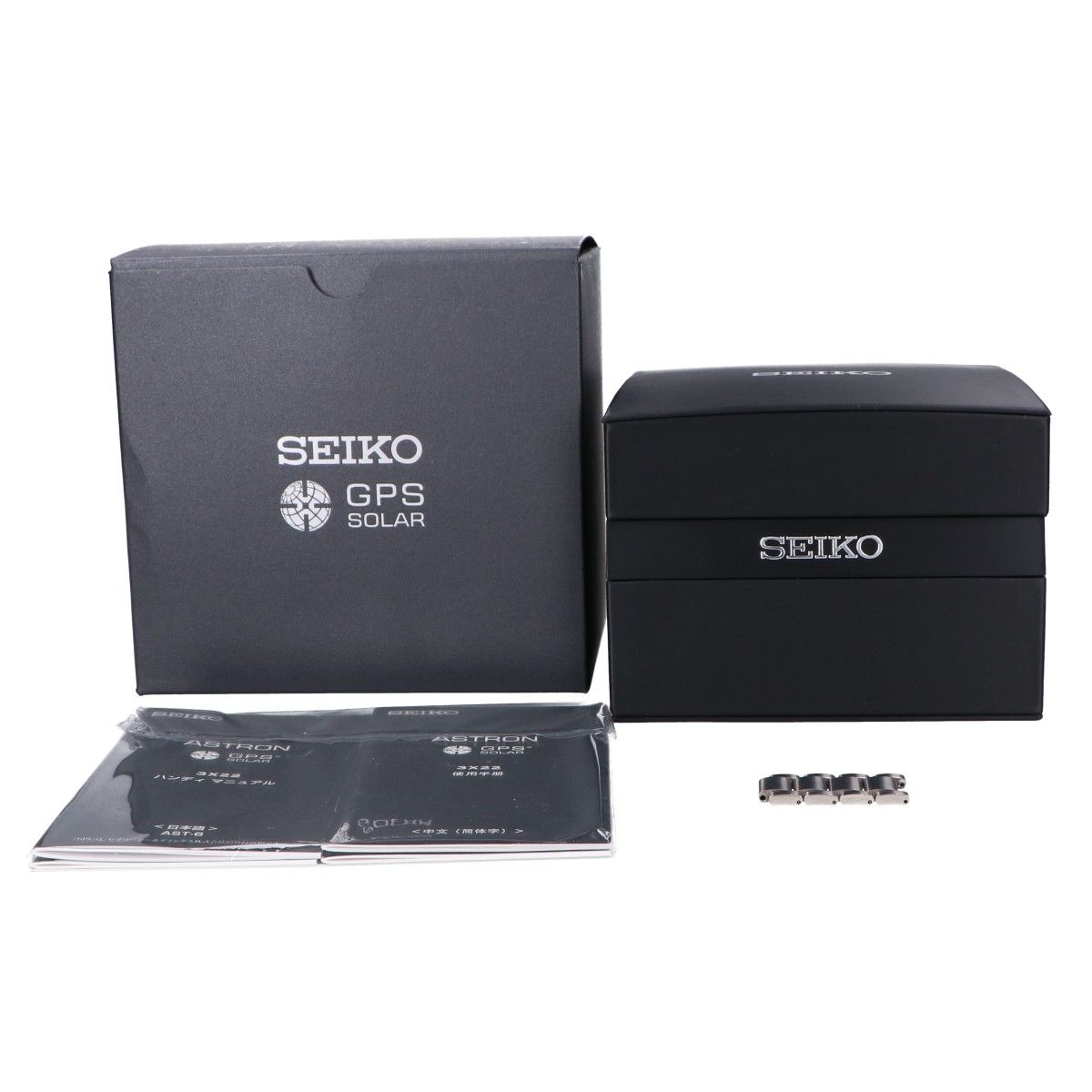 SEIKO セイコー 美品 SBXD005 ASTRON/アストロン 黒文字盤 ソーラーGPS