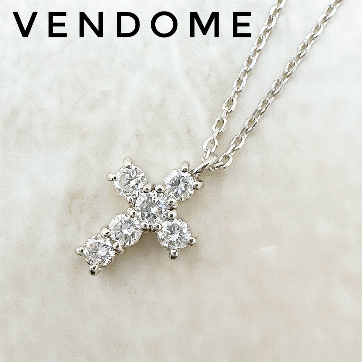 VENDOME プラチナネックレス 箱付き APVN212550PT_999_0_20231127111