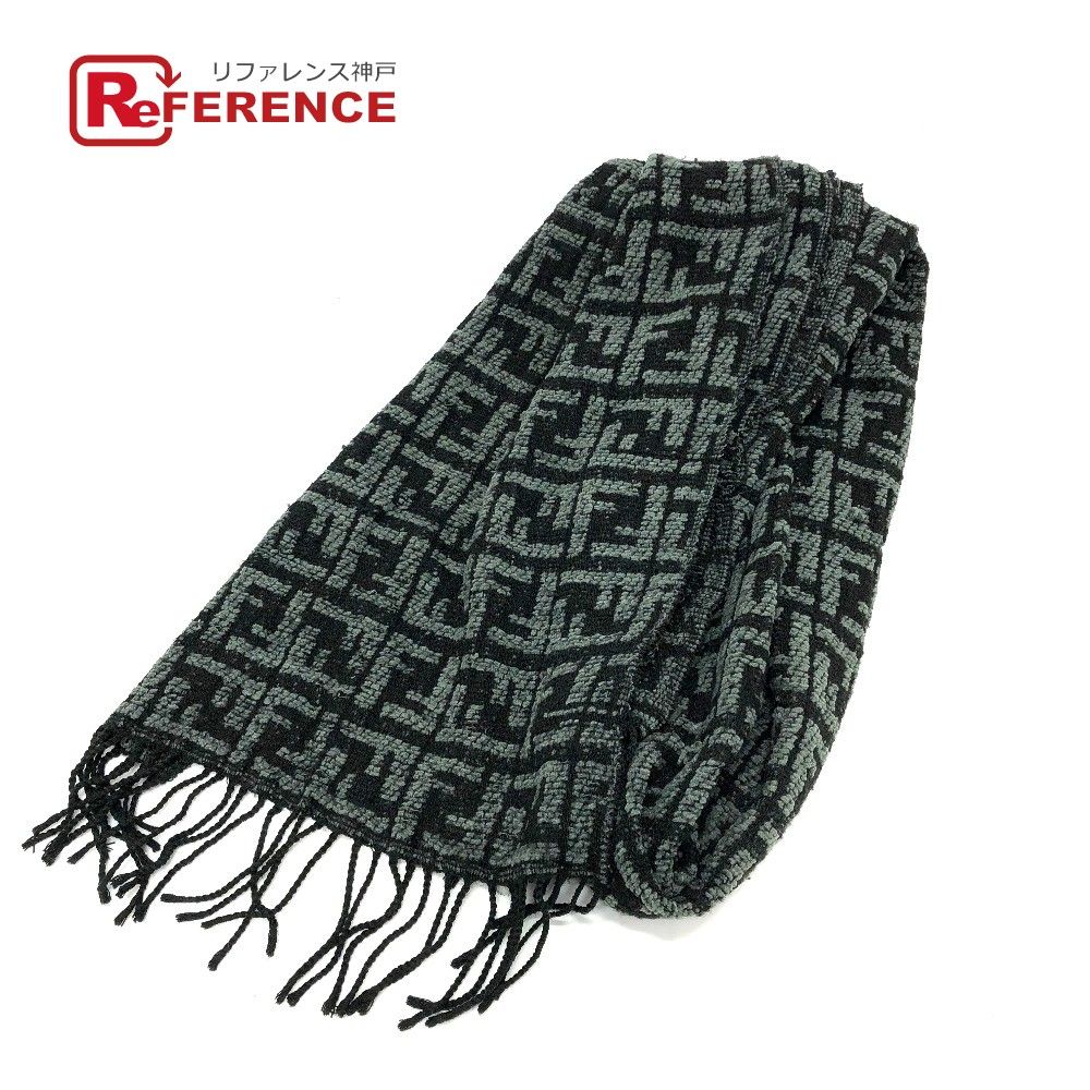 FENDI FFロゴ柄マフラー ズッカ FENDI】フェンディ『FFロゴ ズッカ柄 ウールマフラー』FXS366