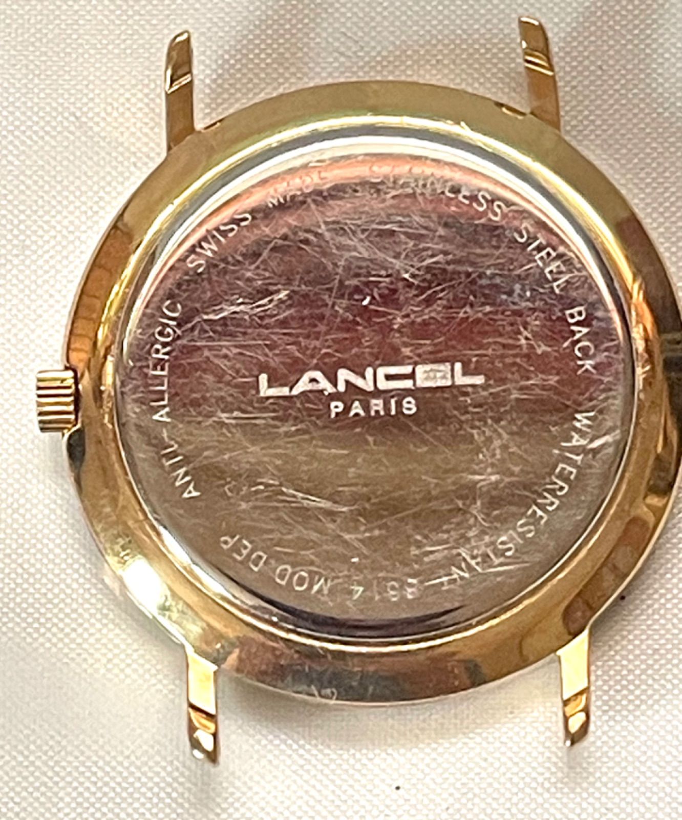 LANCEL 腕時計 ゴールド シルバー レディース腕時計 フェイス 現状品