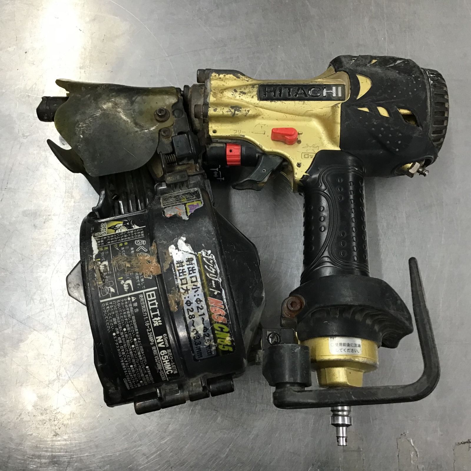 HITACHI 釘打ち機 nv65hmc ちびる