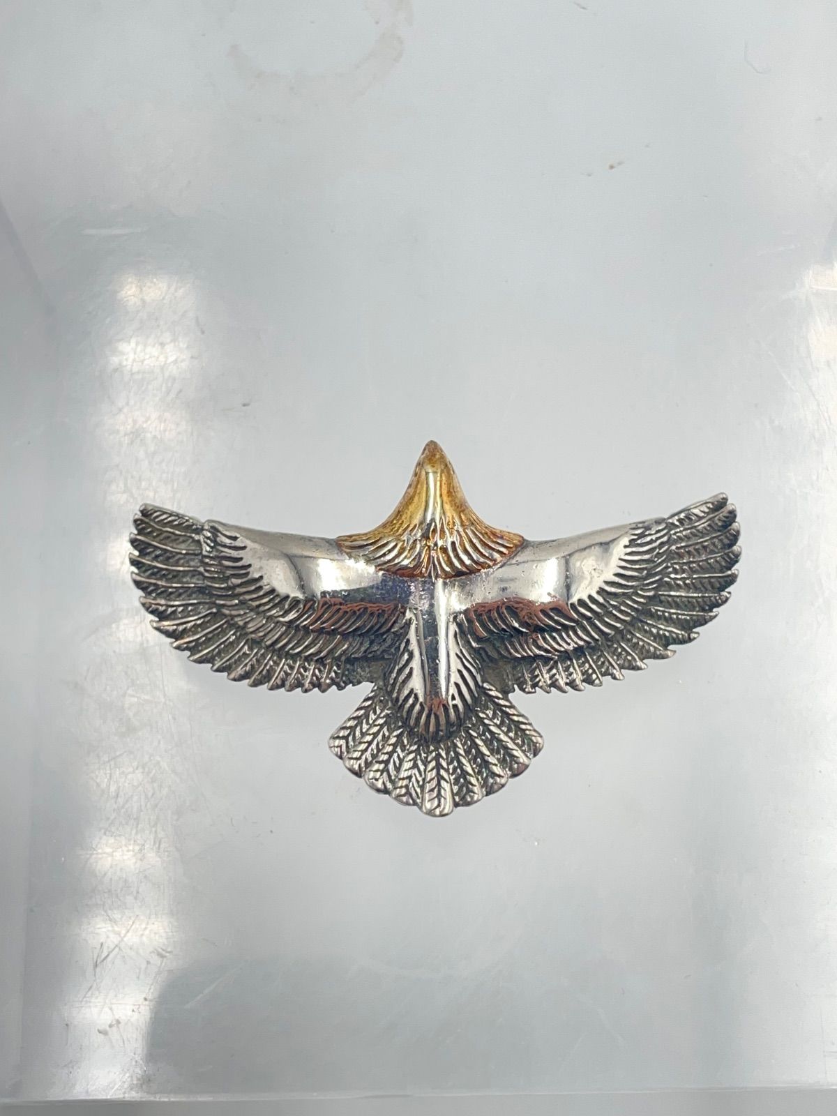 255376919 SV925 シルバーイーグルトップ 頭金 ゴールド×シルバー