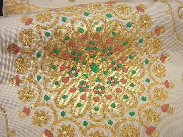 平和屋本店□極上 龍村美術織物 たつむら 六通柄袋帯 唐織 揺英文 逸品