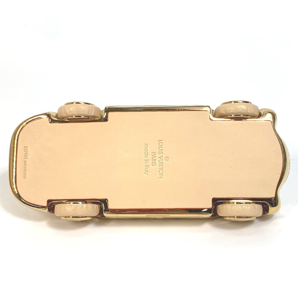 Louis Vuitton Gold Voguez Volez Voyagez Car Paperweight