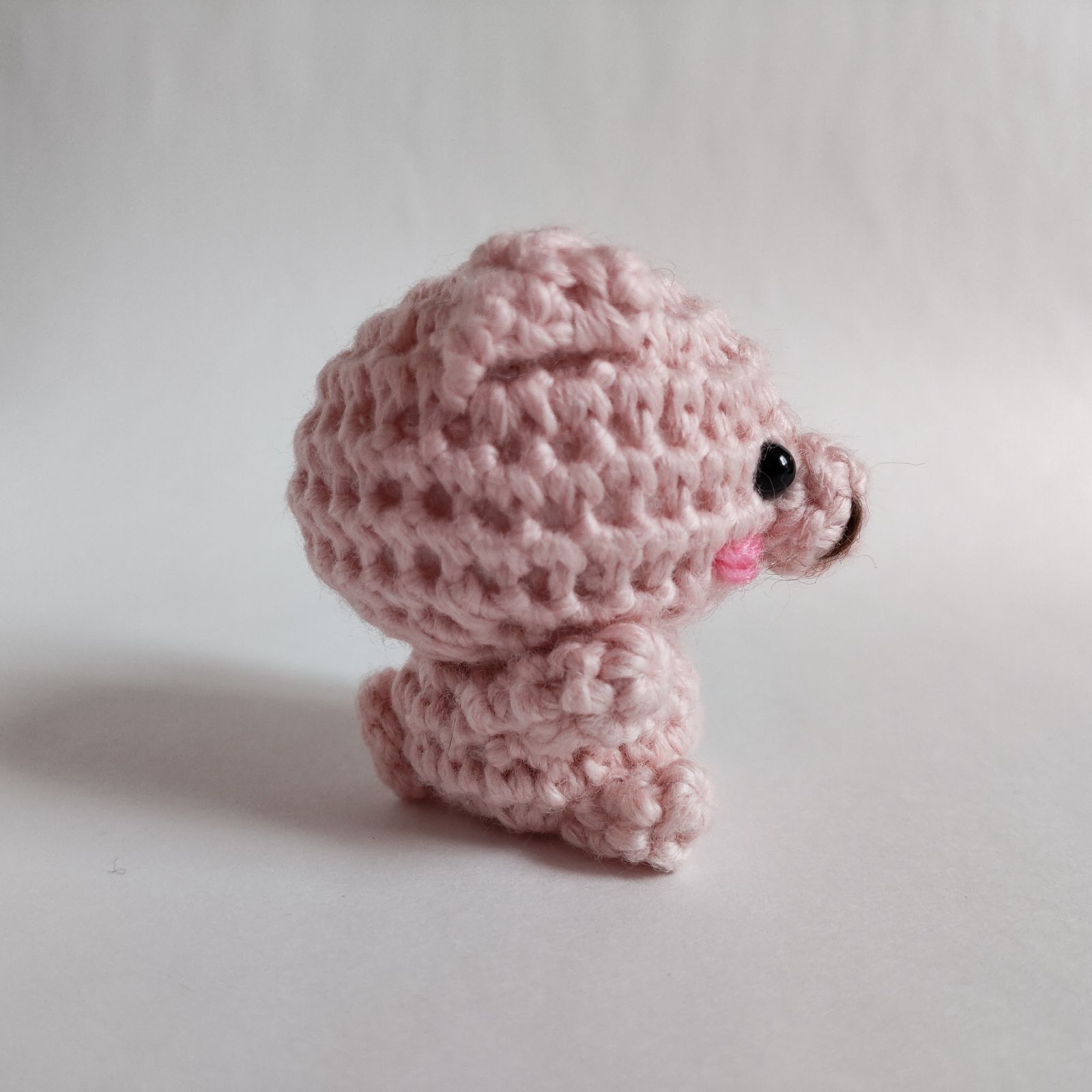 メルカリshops あみぐるみ ちびぶた コットンピンク きらぴんくほっぺ ストラップ