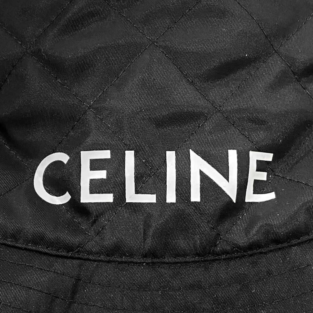 CELINE バケットハット Mサイズ ブラック - メルカリ