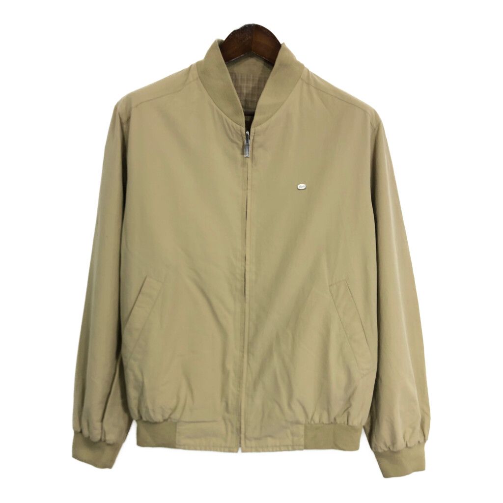 LACOSTE ラコステ リバーシブル ブルゾンジャケット ベージュ (メンズ 52) 中古 古着 R4923