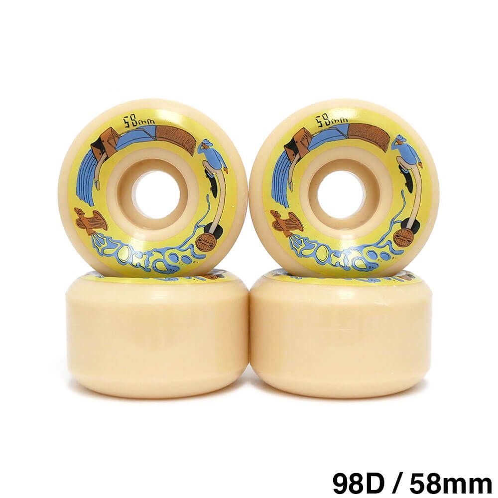 LOOP HOLE WHEEL ループホール ウィール CELLAR DWELLER SR SHAPE 98D 58mm スケートボード スケボー