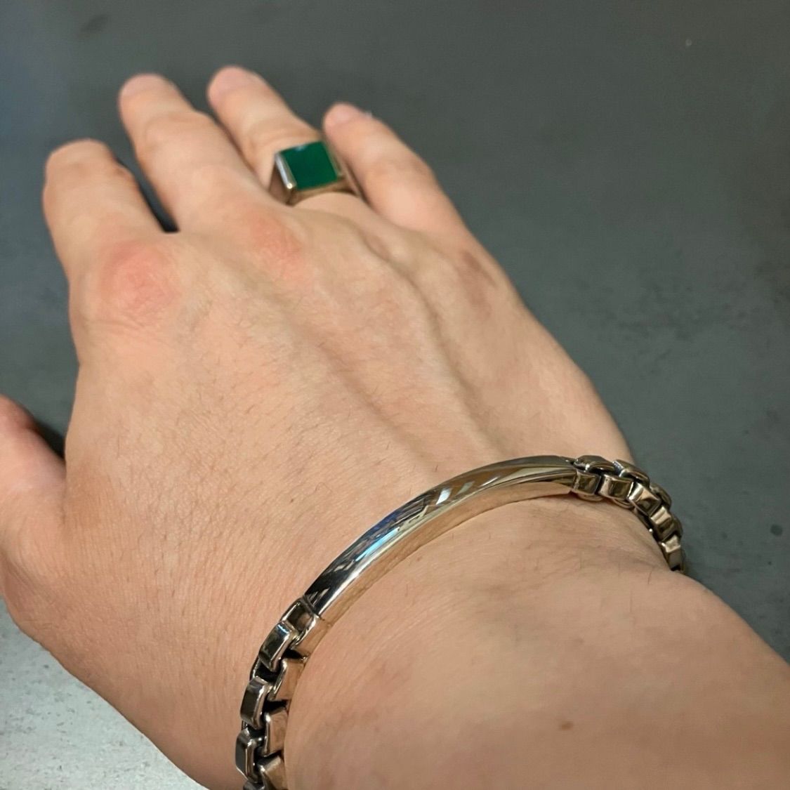 SILVER925 ID PLATE BRACELET/シルバー/ブレスレット - メルカリ