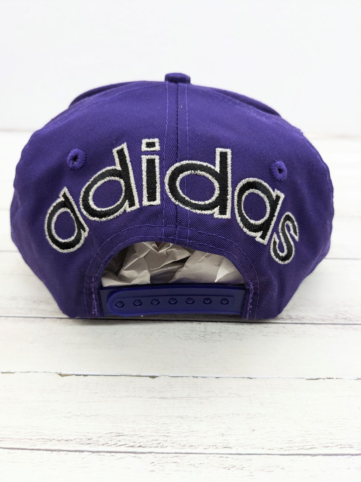 90s adidas アディダス トレフォイル ロゴ キャップ 帽子 刺繍