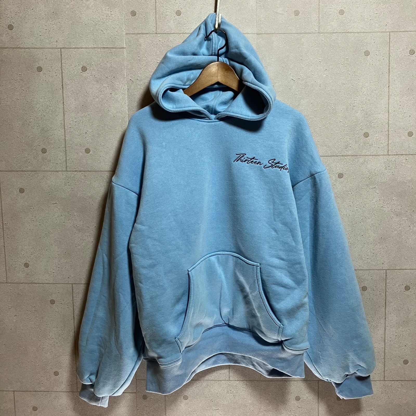 Thirteen Studios ICE BLUE HOODIE サーティーン スタジオ パーカー