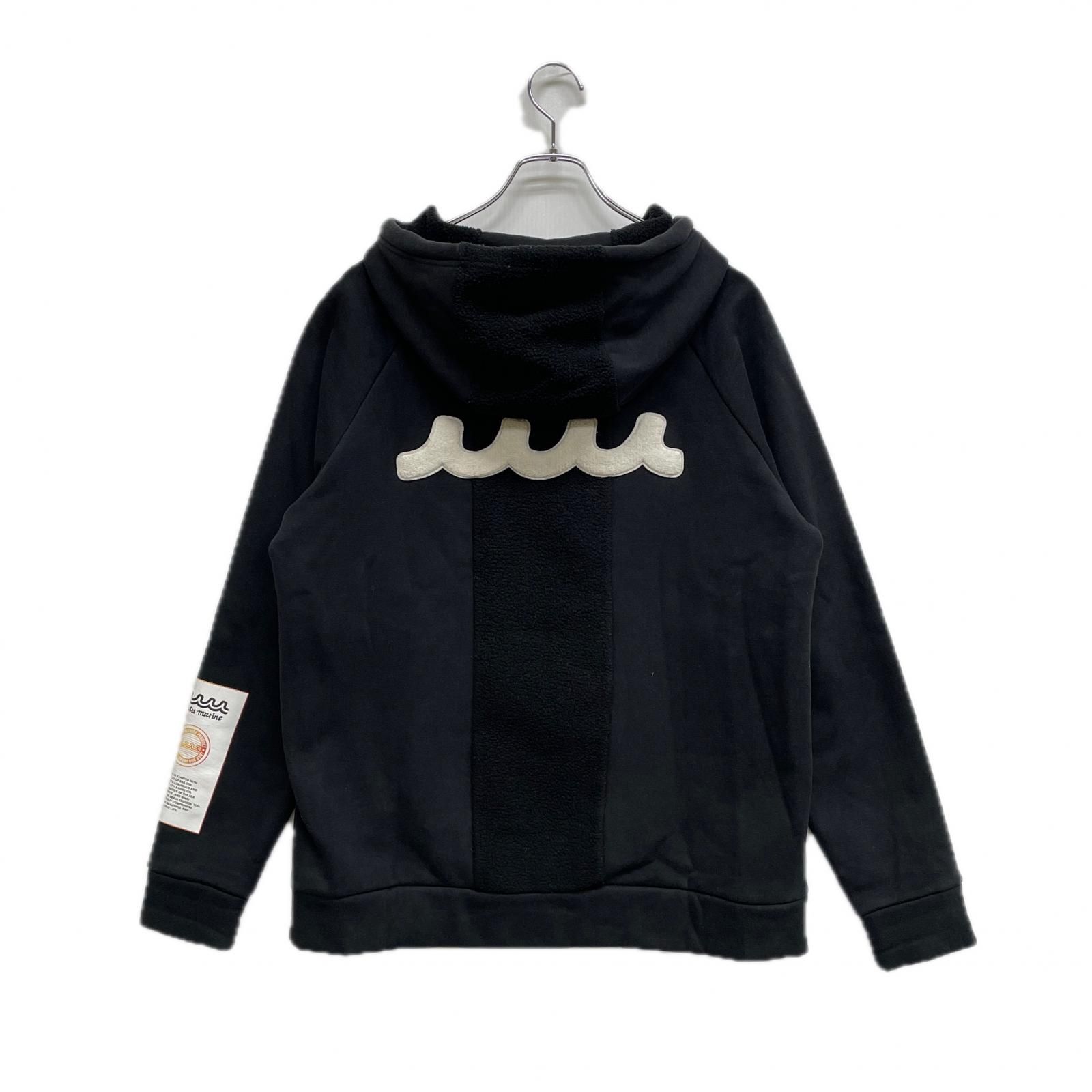 メンズ ムータマリン muta MARINE パーカー 5 M ブラック 黒 裏ボア