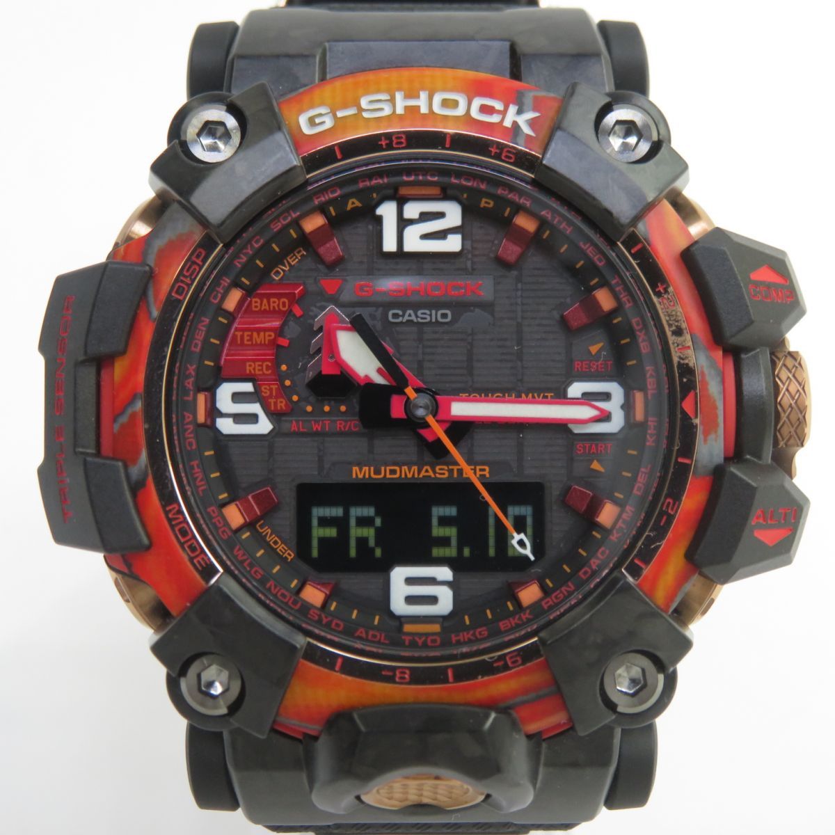 【未使用】G-SHOCK GWG-2040FR フレアレッド MUDMASTER限定モデル「G-SHOCK 40th Anniversary Flare Red