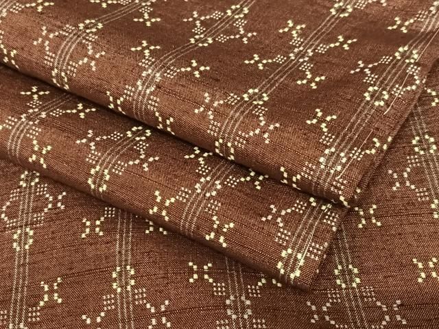 平和屋着物○越後花織紬 縞 正絹 逸品 未使用 AAAU8114zg - メルカリ 