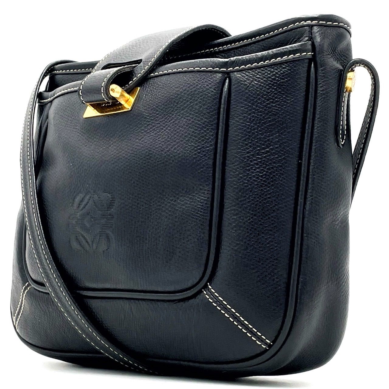 ✨良品✨ LOEWE ロエベ ポシェット ショルダーバッグ フラップ 