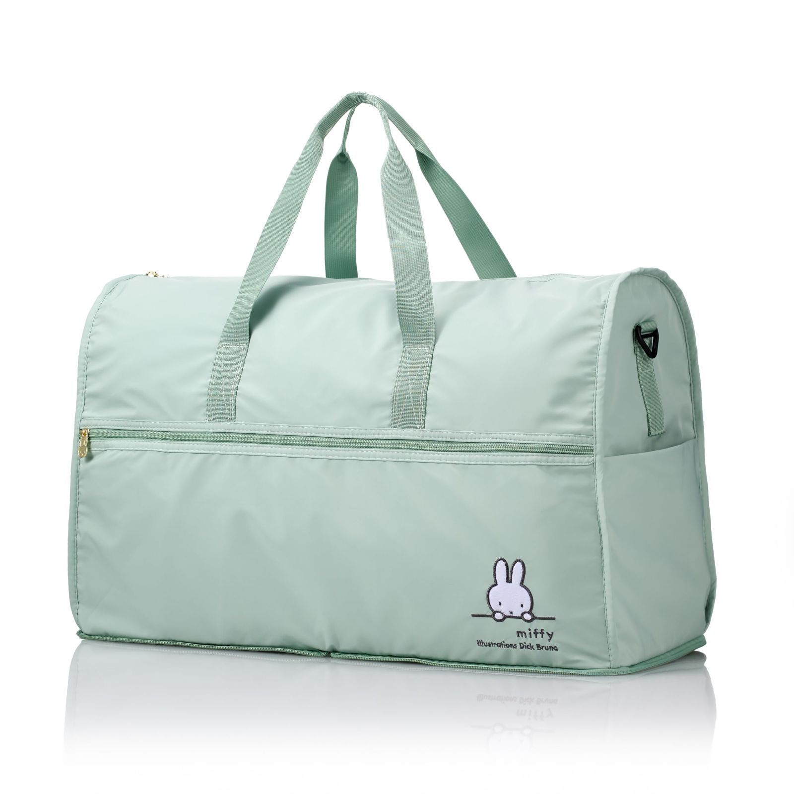 在庫 ボストンバッグ 折りたたみ シリーズ累計1800万本突破 dickbruna 折り畳みバッグシリーズ 旅行に便利な Miffy×siffler 小さく持って大きく使おう キャリーオン ハピタス
