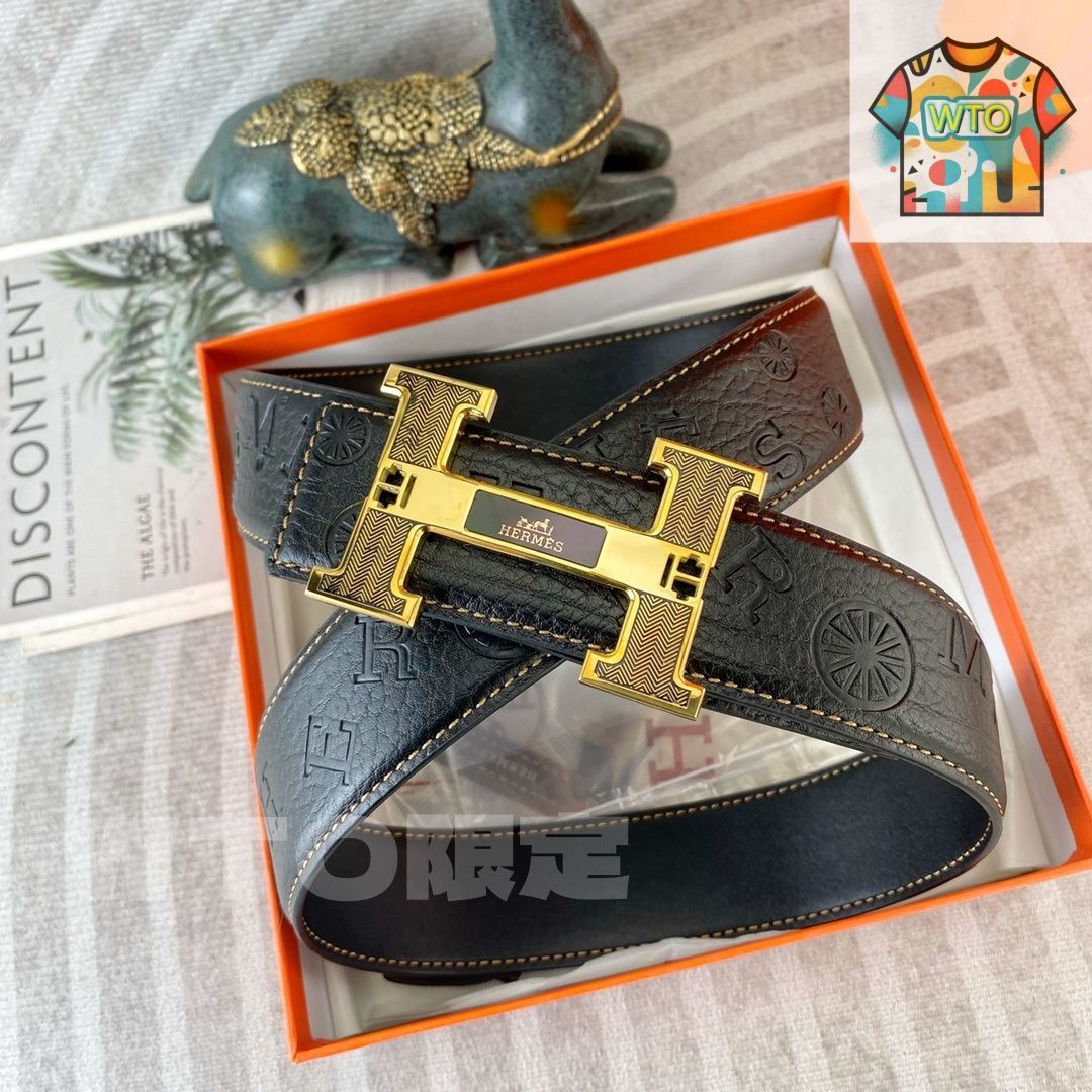 ♡am♡ HERMES ベルト エルメス ベルトバックル 《ガンマ》 & リバーシブルベルト 13