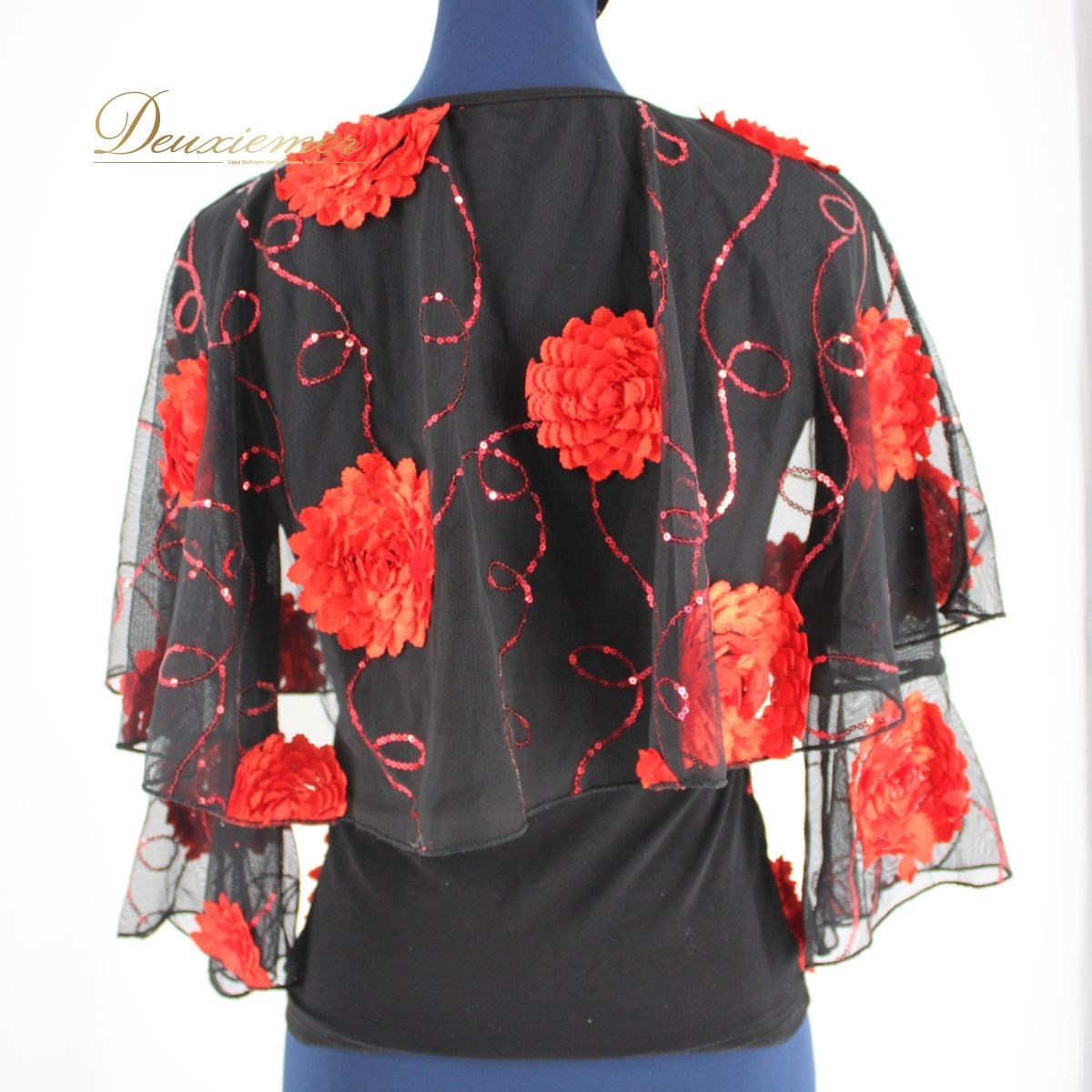 ⭐️【gentil】黒花柄準正装ドレス2998