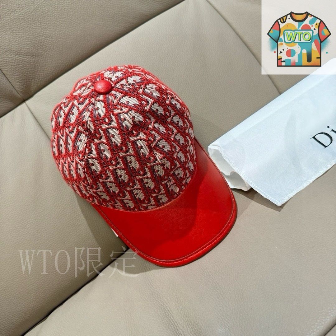 今日特価】Dior 新作 老花革ミックス キャップ - メルカリ