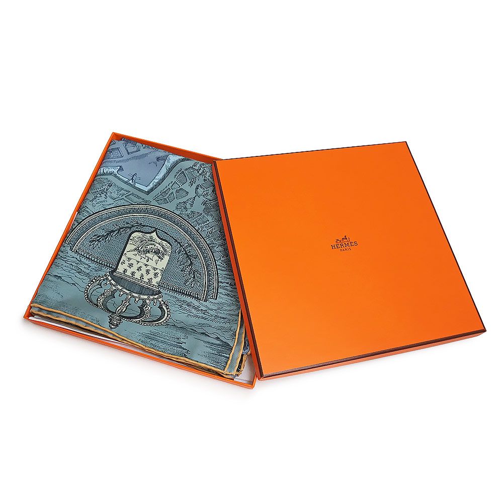 エルメス カレ 90 La Cite Cavaliere シテ カヴァリエール スカーフ