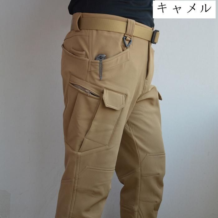 カーゴパンツ 冬 裏起毛 ミリタリー 作業服 防寒ズボン 大きいサイズ 登山パンツ 釣り メンズ 裏起毛 暖かい ロングパンツ 秋 冬 保温  xojz202 - メルカリ