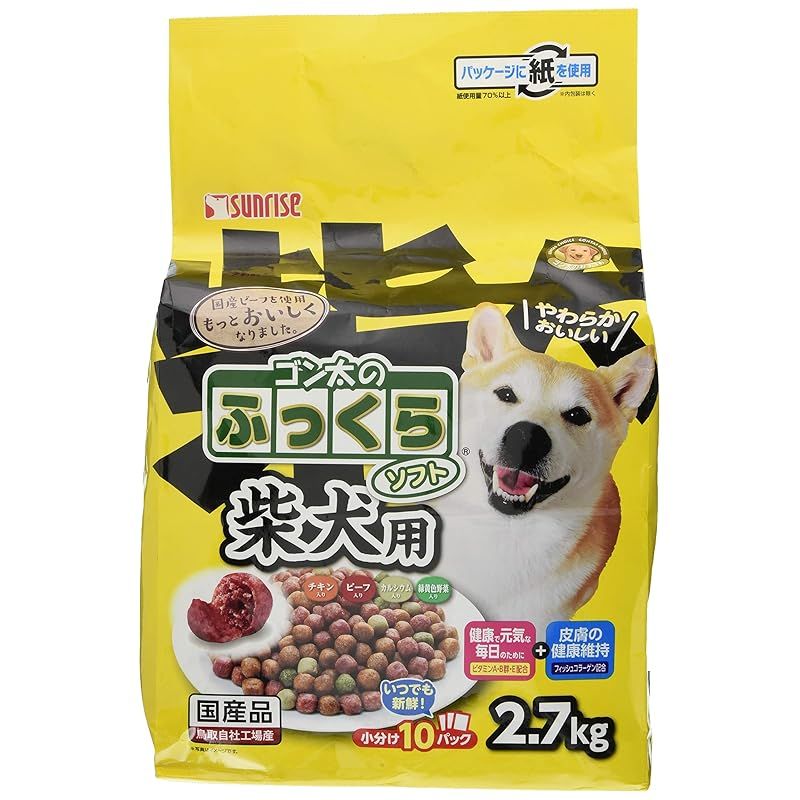 マルカン ドッグフード ゴン太のふっくらソフト 柴犬用 2.7