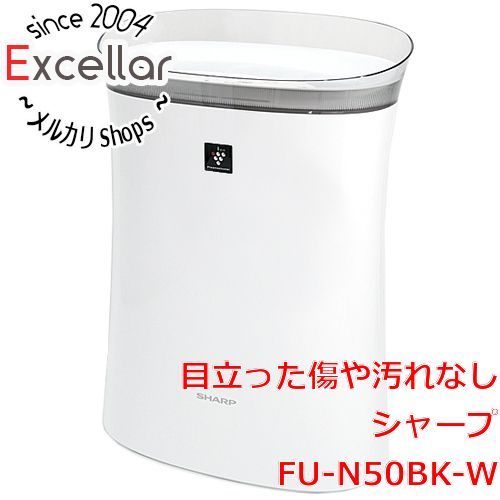 bn:8] SHARP 空気清浄機 FU-N50BK-W ホワイト 未使用 - 家電・PCパーツ