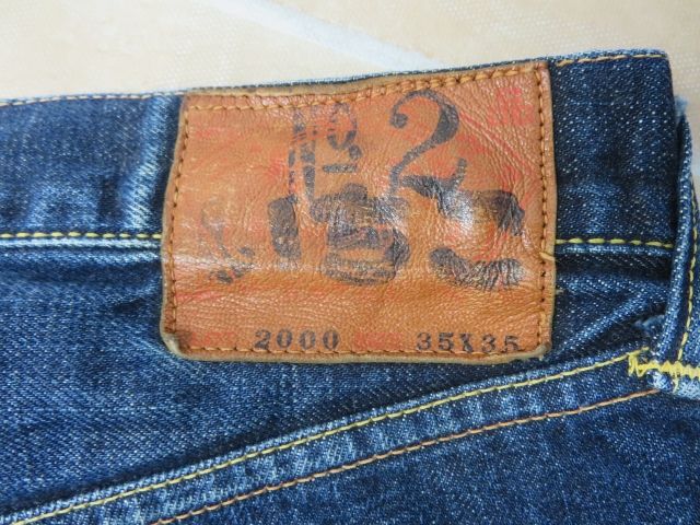 中古】 EVISU エヴィス デニム ジーンズ 2000 ビッグカモメ インディゴ