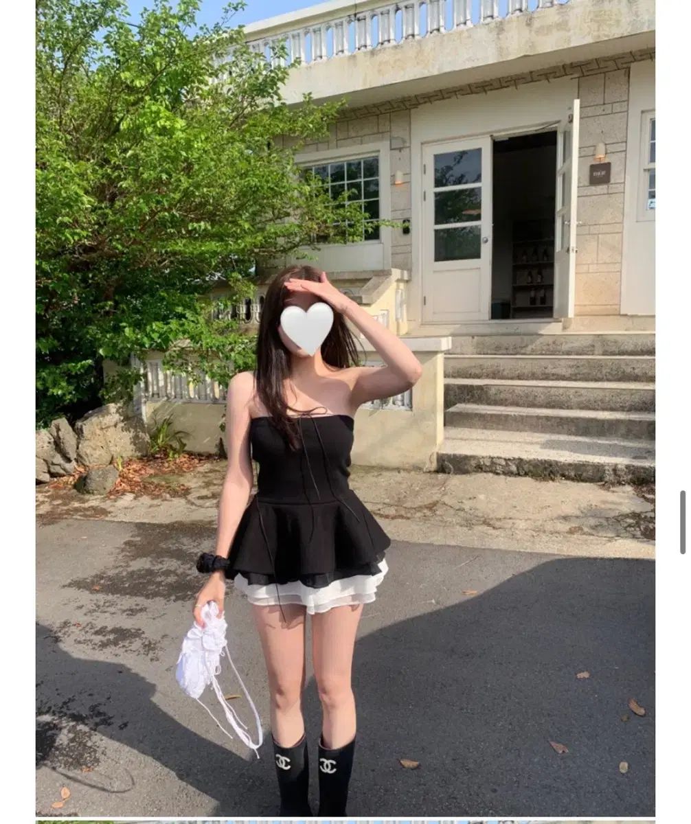 ヴェルニ Sov Layered Top ソブと Plain Sleeveless