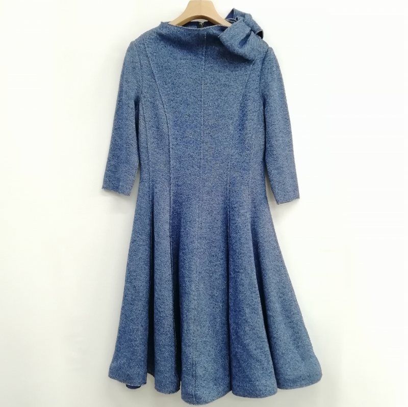 ランバン LANVIN コレクション ニット ジャージー ロング ワンピース 