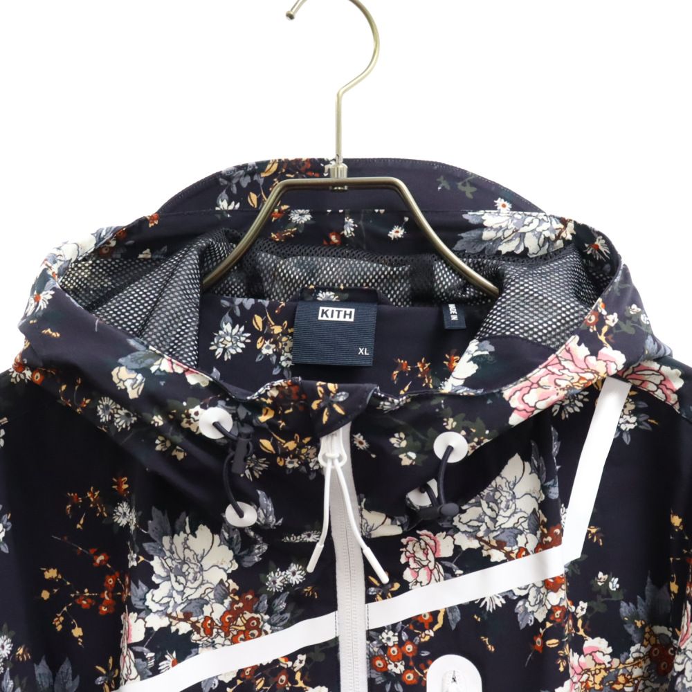 KITH (キス) 21SS Tapestry Floral Madison Jacket タペストリーフローラルマディソンジャケット  ネイビー/マルチカラー