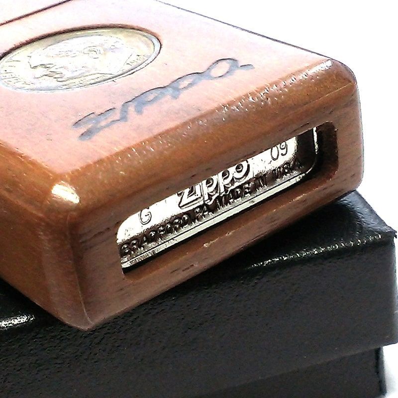 ZIPPO ライター 一点物 スリム 木巻き 絶版 リバティコイン レア ジッポ ロゴ 2009年製 おしゃれ デッドストック 廃盤 おしゃれ  LIBERTY ヴィンテージ ブラウン アメリカ 硬貨 珍しい ウッド メンズ ビンテージ ギフト プレゼント - メルカリ