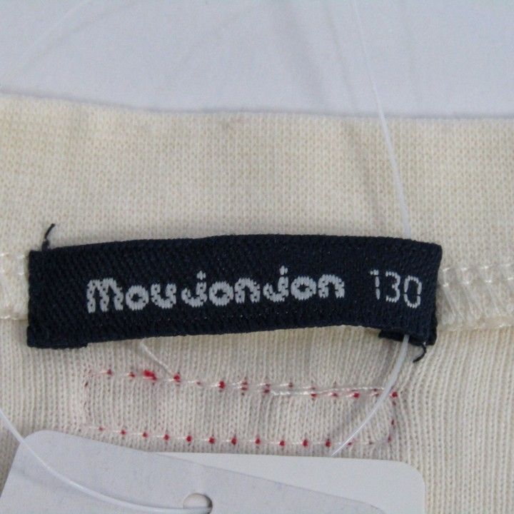 新品未使用 moujonjon 女の子130 ムージョンジョン ワンピース トップス 長袖 レイヤード キッズ