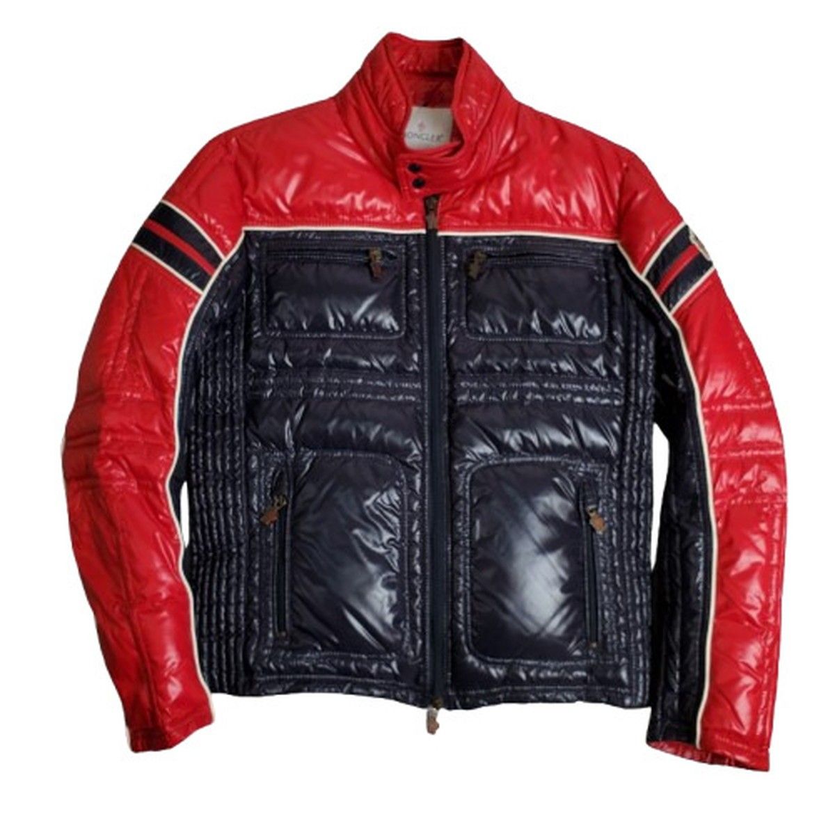 MONCLER モンクレール CANTON ロゴワッペン WZIP ライダースダウン 