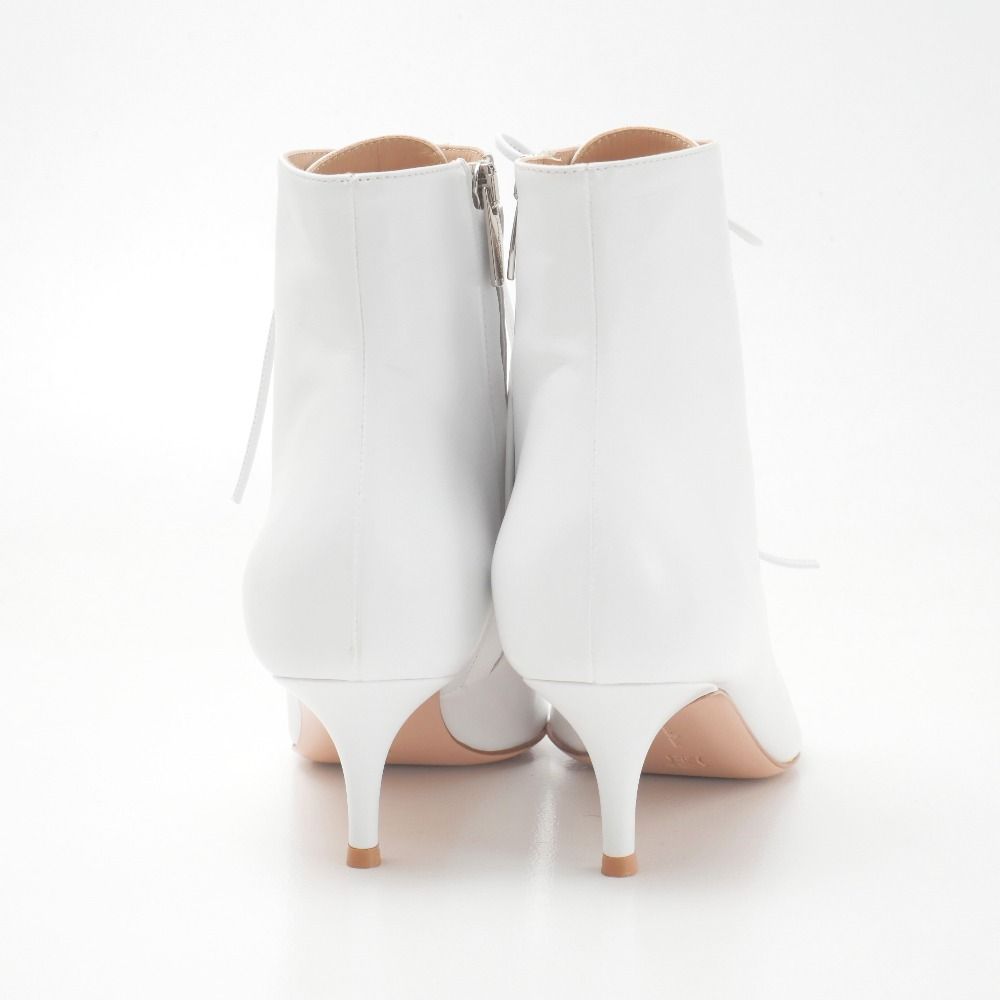 【MRK様】Gianvito Rossi ベージュ レザー ブーツ レディース・ラグジュアリーブーツ| Gianvito Rossi