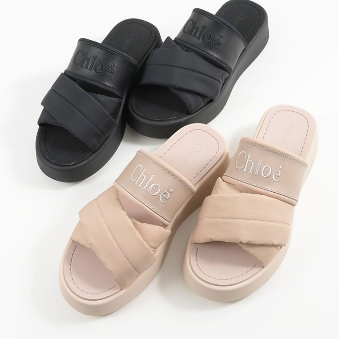 最愛 CHLOE クロエ レザー MILA サンダルスリッパ シューズ サンダル 靴