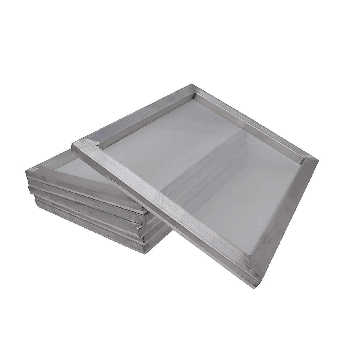 Style 110メッシュ INTBUYING シルクスクリーンフレーム シルクスクリーン印刷用 アルミ合金の枠 紗張り済み 内寸法38x43cm 110メッシュ