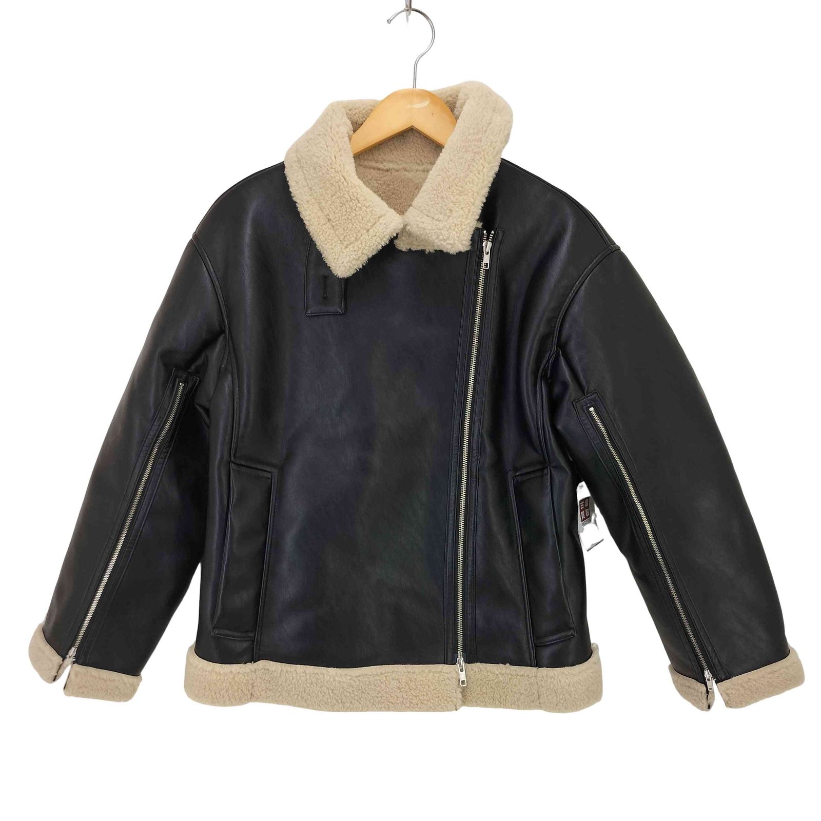 アダムエロペ　ジャケット　美品 アダムエロペ Adam et Rope 23AW フェイクムートンジャケット